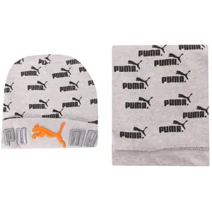 ست کلاه و شال گردن بافتنی بچگانه مدل PJ-107019