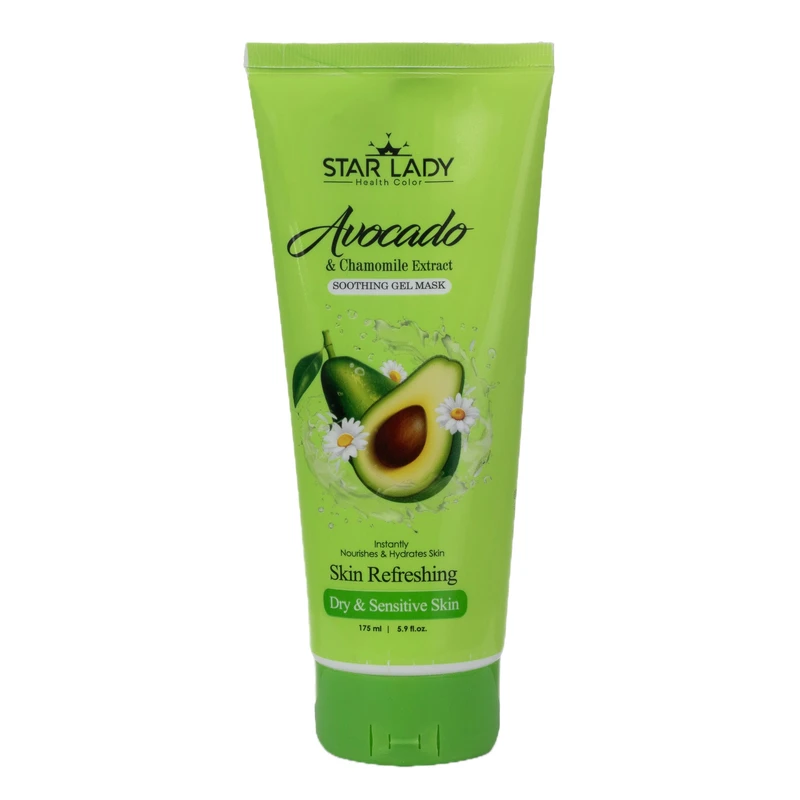 ماسک صورت استارلیدی مدل آووکادو و بابونه حجم 175 میلی لیتر