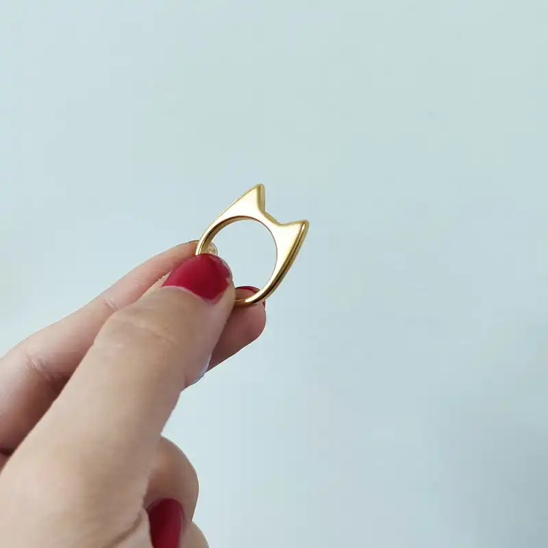 انگشتر مدل گربه کد DA046