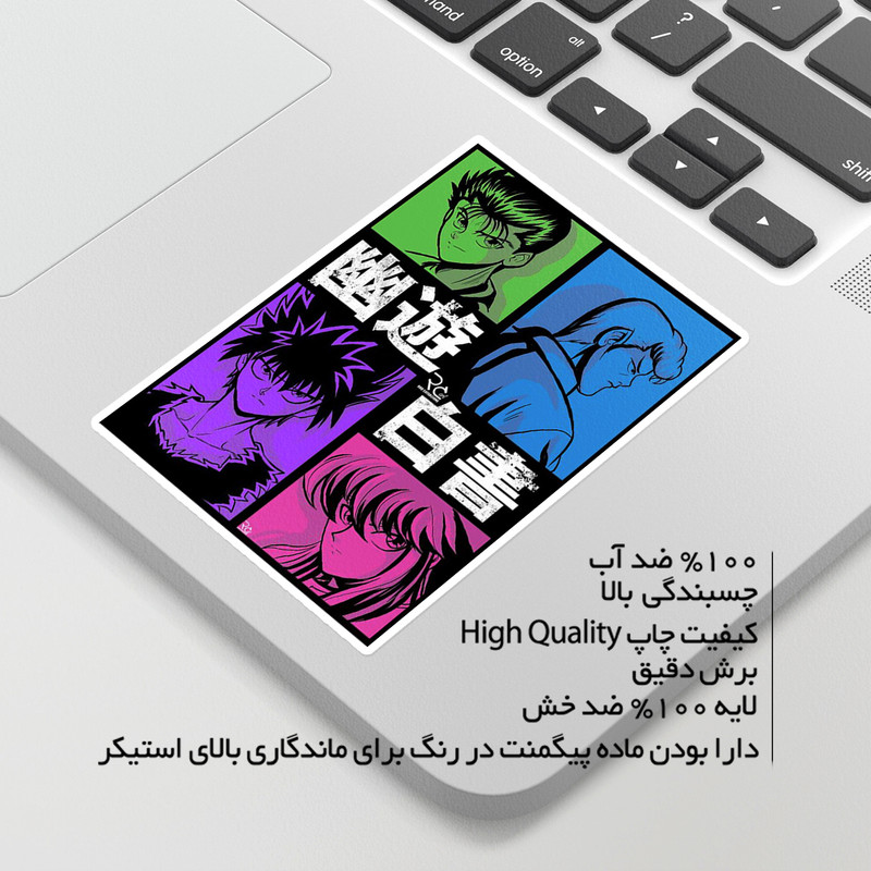استیکر لپ تاپ ماسا دیزاین طرح ANIME مدل STKA00257