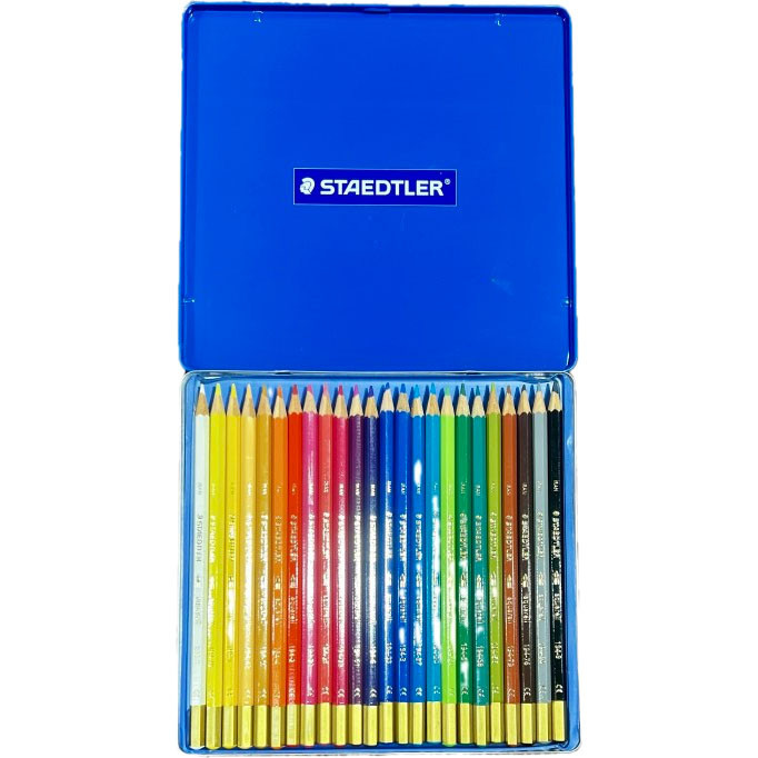 مداد رنگی 24 رنگ استدلر مدل aquarell