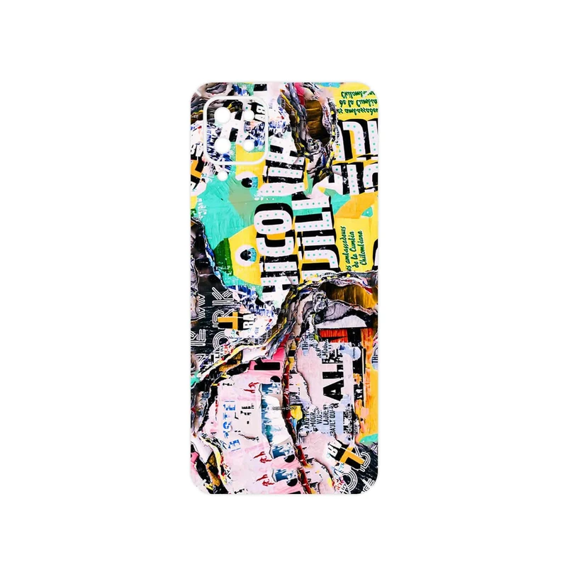 برچسب پوششی ماهوت مدل Collage of Teared Paper مناسب برای گوشی موبایل سامسونگ Galaxy A12