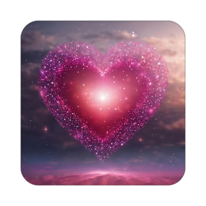 زیر لیوانی کاکتی مدل عاشقانه کد mp14065