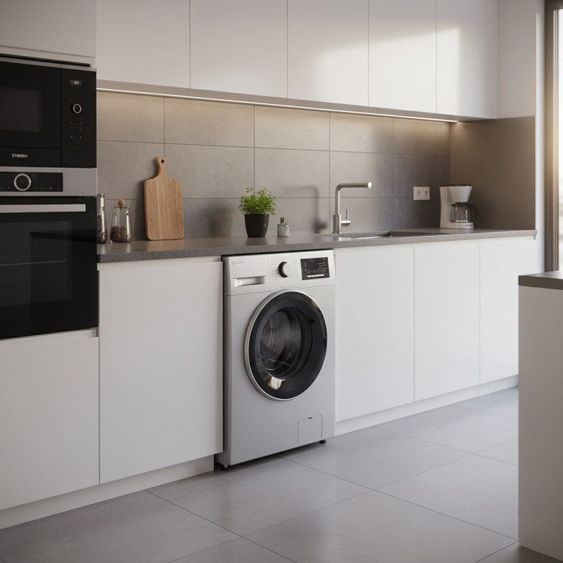 ماشین لباسشویی 8 کیلوگرم اتوماتیک اسنوا مدل SWM-A81S