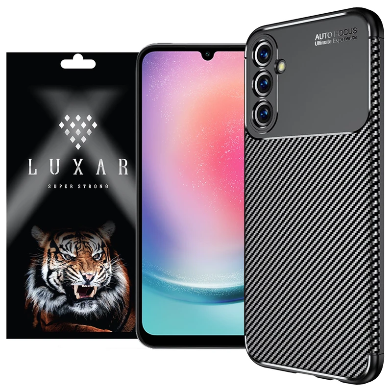 کاور لوکسار مدل Carbon Fiber 3 مناسب برای گوشی موبایل سامسونگ Galaxy A25