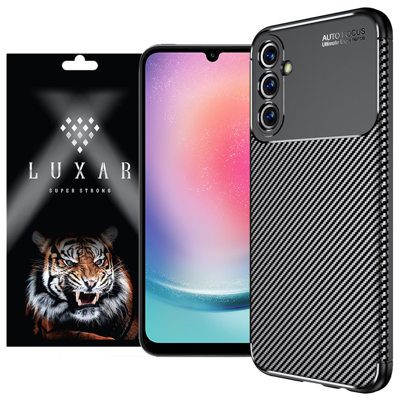 کاور لوکسار مدل Carbon Fiber 3 مناسب برای گوشی موبایل سامسونگ Galaxy A25