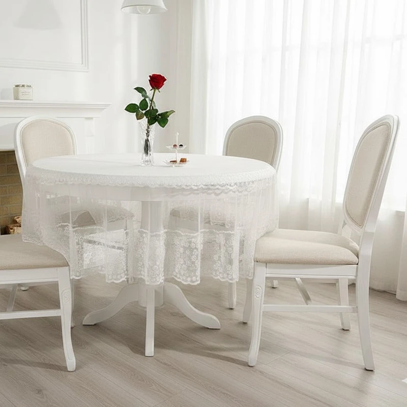 رومیزی انگلیش هوم مدل Chic Rose سایز 180x180 سانتی‌متر