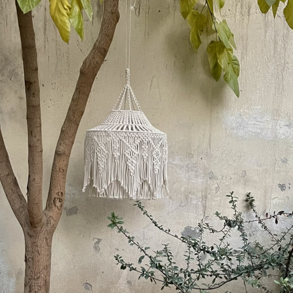 لوستر مدل مکرومه کتی