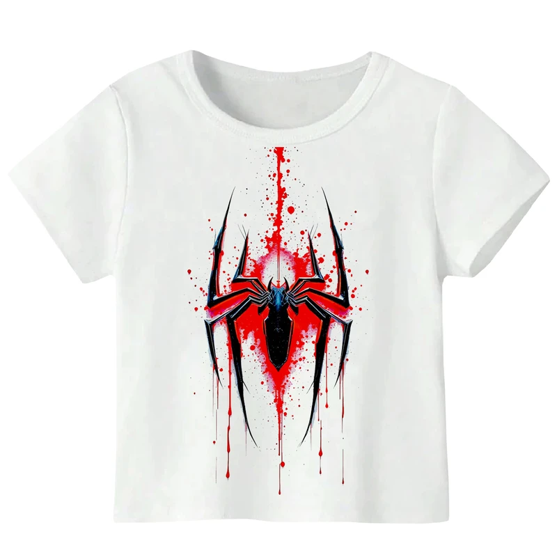 تی‌شرت آستین کوتاه پسرانه مدل عنکبوت کد W414