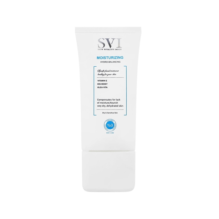 کرم مرطوب‌کننده صورت اس وی آی مدل MOISTURIZING مناسب پوست های خشک و حساس حجم 50 میلی‌لیتر
