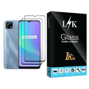 LKG LK Glass MIX002 Screen Protector For Realme C25 Pack Of 2