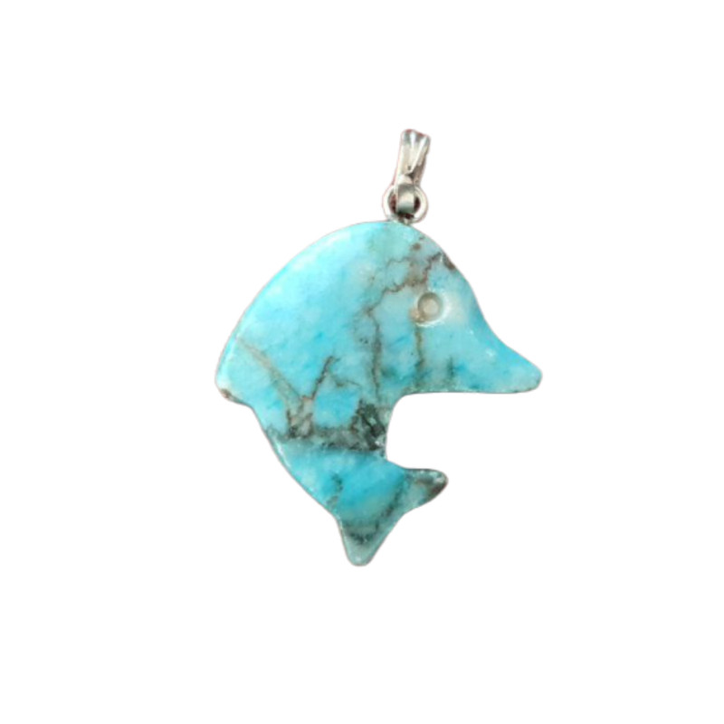 آویز گردنبند دخترانه مدل دلفین D12