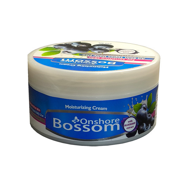 کرم آبرسان دست و صورت انشور بوسوم مدل بلوبری مناسب انواع پوست حجم 250 میلی لیتر