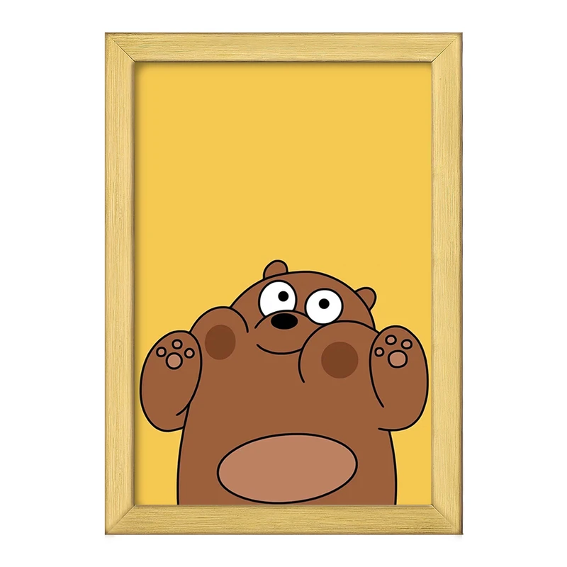 تابلو خندالو طرح انیمیشن سه خرس کله پوک کد 27632