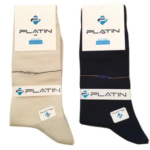 جوراب مردانه پلاتین کد PL2-01 مجموعه 2 عددی