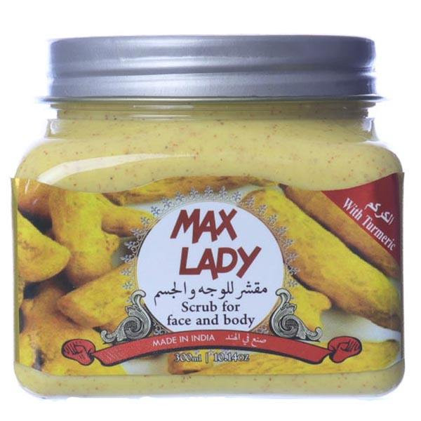 اسکراب لایه بردار پوست مکس لیدی مدل Turmeric حجم 300 میلی لیتر مجموعه 2 عددی اسکراب لایه بردار پوست مکس لیدی مدل Turmeric حجم 300 میلی لیتر مجموعه 2 عددی