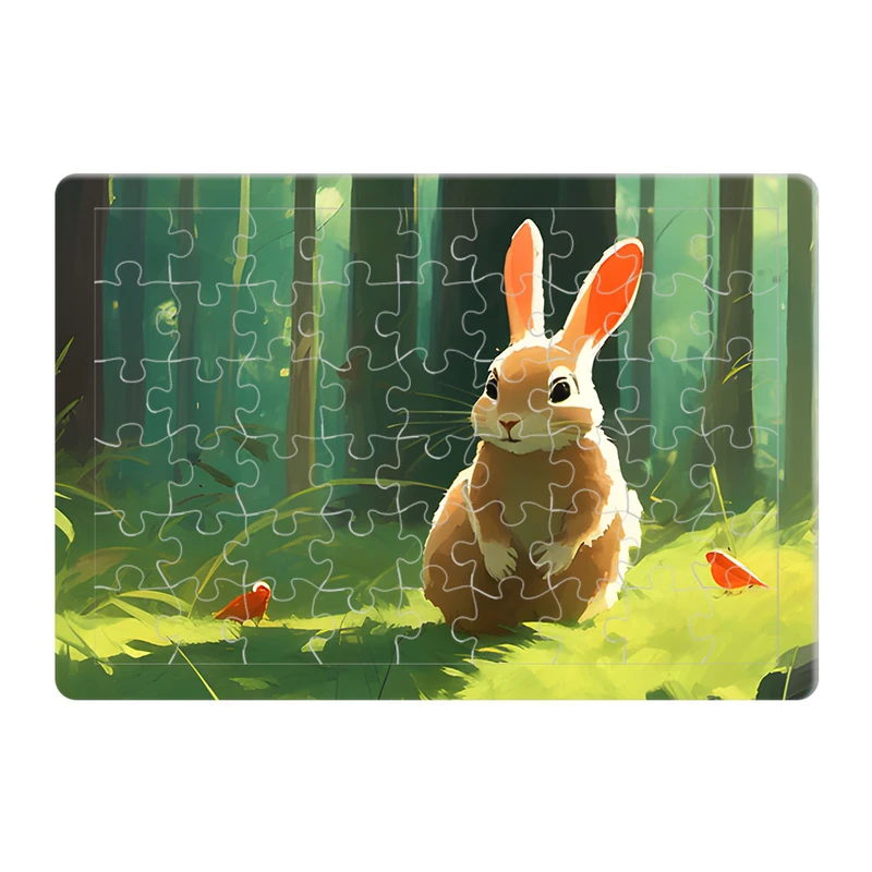 پازل 54 تکه هومرو مدل PL191 طرح انیمیشن پیتر خرگوشه