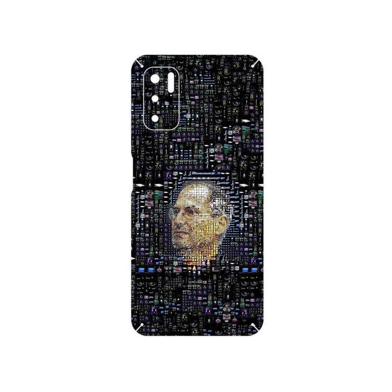برچسب پوششی ماهوت مدل 2 Collage of Steve Jobs مناسب برای گوشی موبایل شیائومی Redmi Note 10 5G