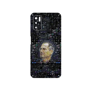 MAHOOT 2 Collage of Steve Jobs Cover Sticker for Xiaomi Redmi Note 10 5G
