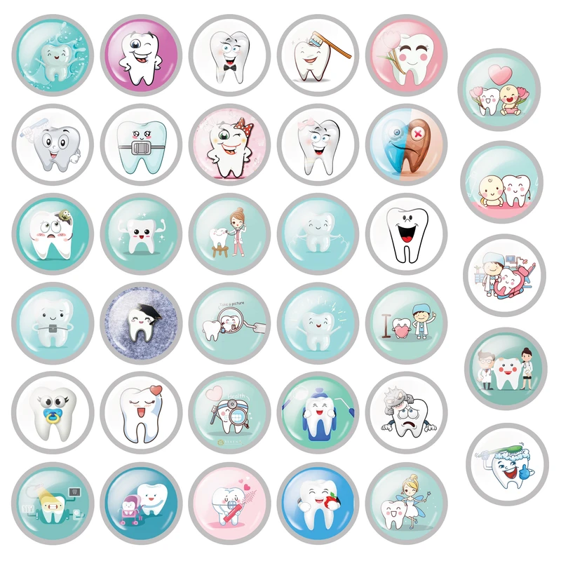 پیکسل مدل  مسواک زدن دندون دندونی کد 10 مجموعه 35 عددی
