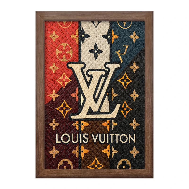 تابلو خندالو طرح لویی ویتون (Louis Vuitton) کد F10650
