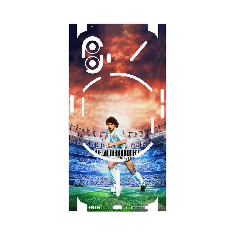 برچسب پوششی ماهوت مدل Diego Maradona-FullSkin مناسب برای گوشی موبایل ناتینگ Phone 2