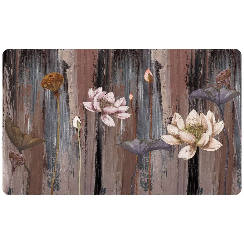 پادری مدل سه لایه طرح گل کد 1508 سایز 75x45 سانتی متر