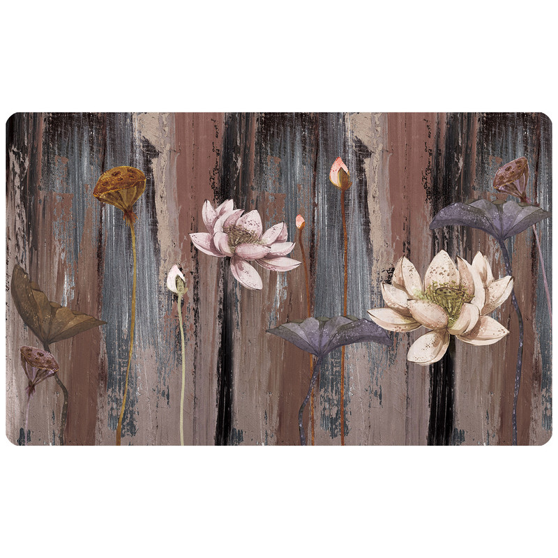 پادری مدل سه لایه طرح گل کد 1508 سایز 75x45 سانتی متر