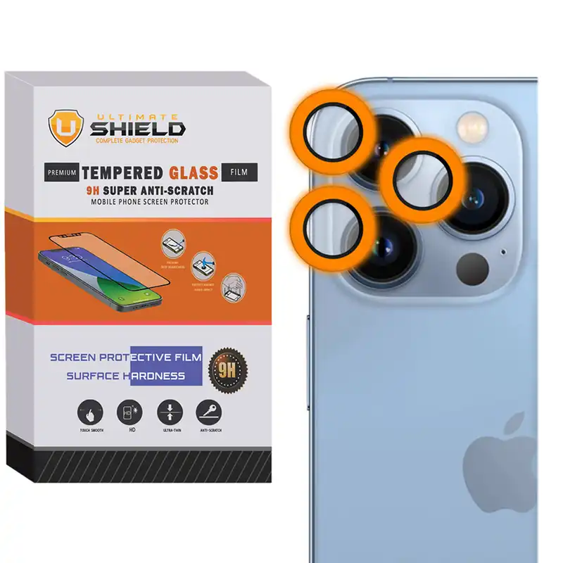 محافظ لنز دوربین آلتیمیت شیلد مدل LMN مناسب برای گوشی موبایل اپل iPhone 13 Pro Max / 13 Pro