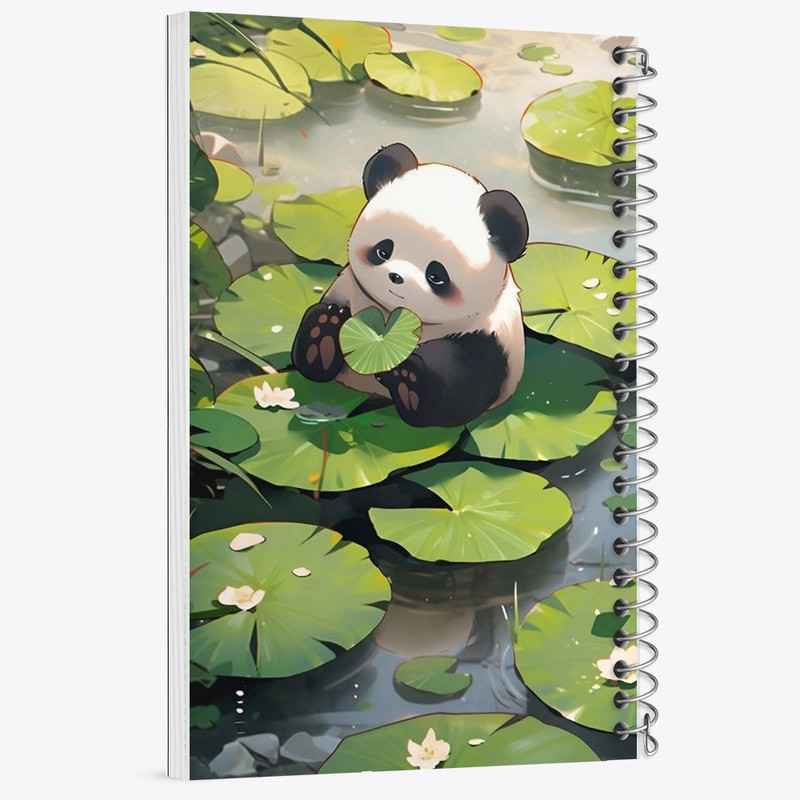 دفتر مشق 100 برگ خندالو طرح پاندا کد F970