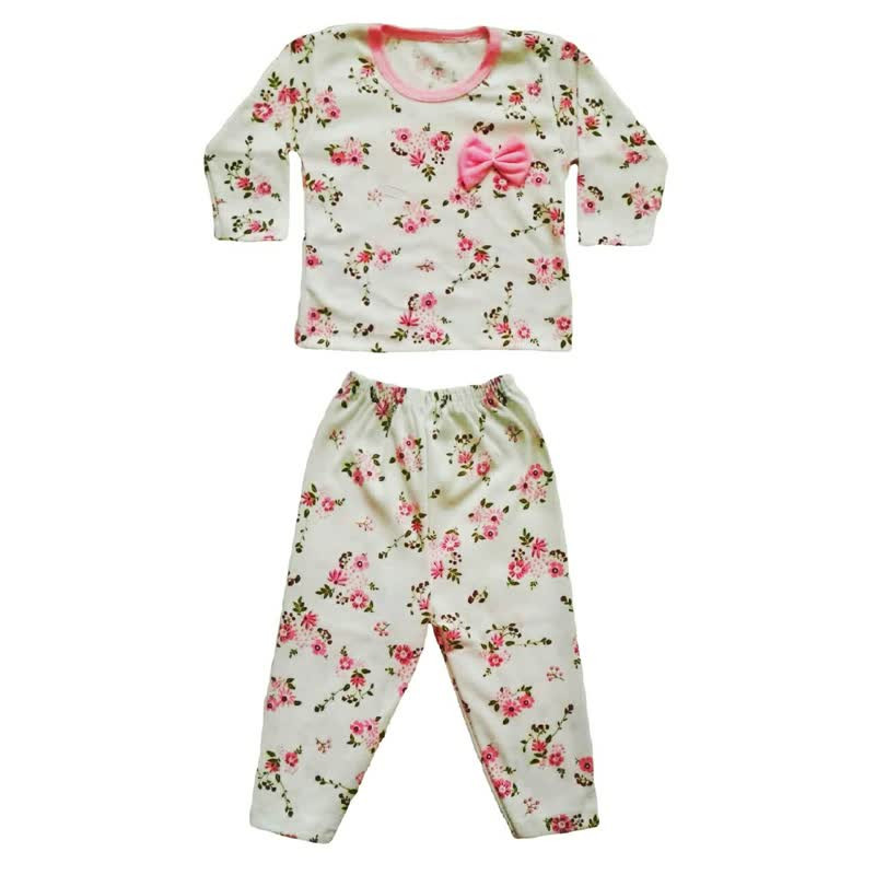 ست تی شرت و شلوار دخترانه مدل پاپیون