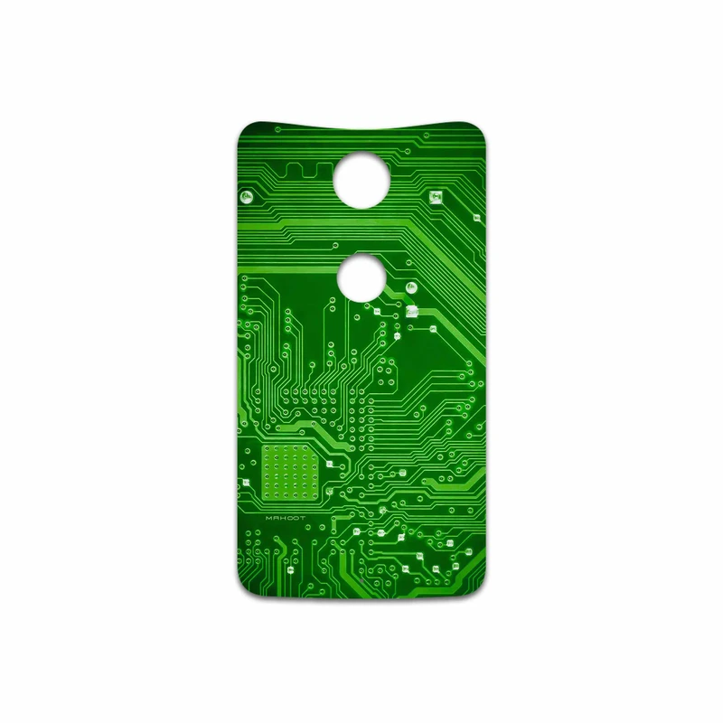 برچسب پوششی ماهوت مدل Green Printed Circuit Board مناسب برای گوشی موبایل گوگل Nexus 6