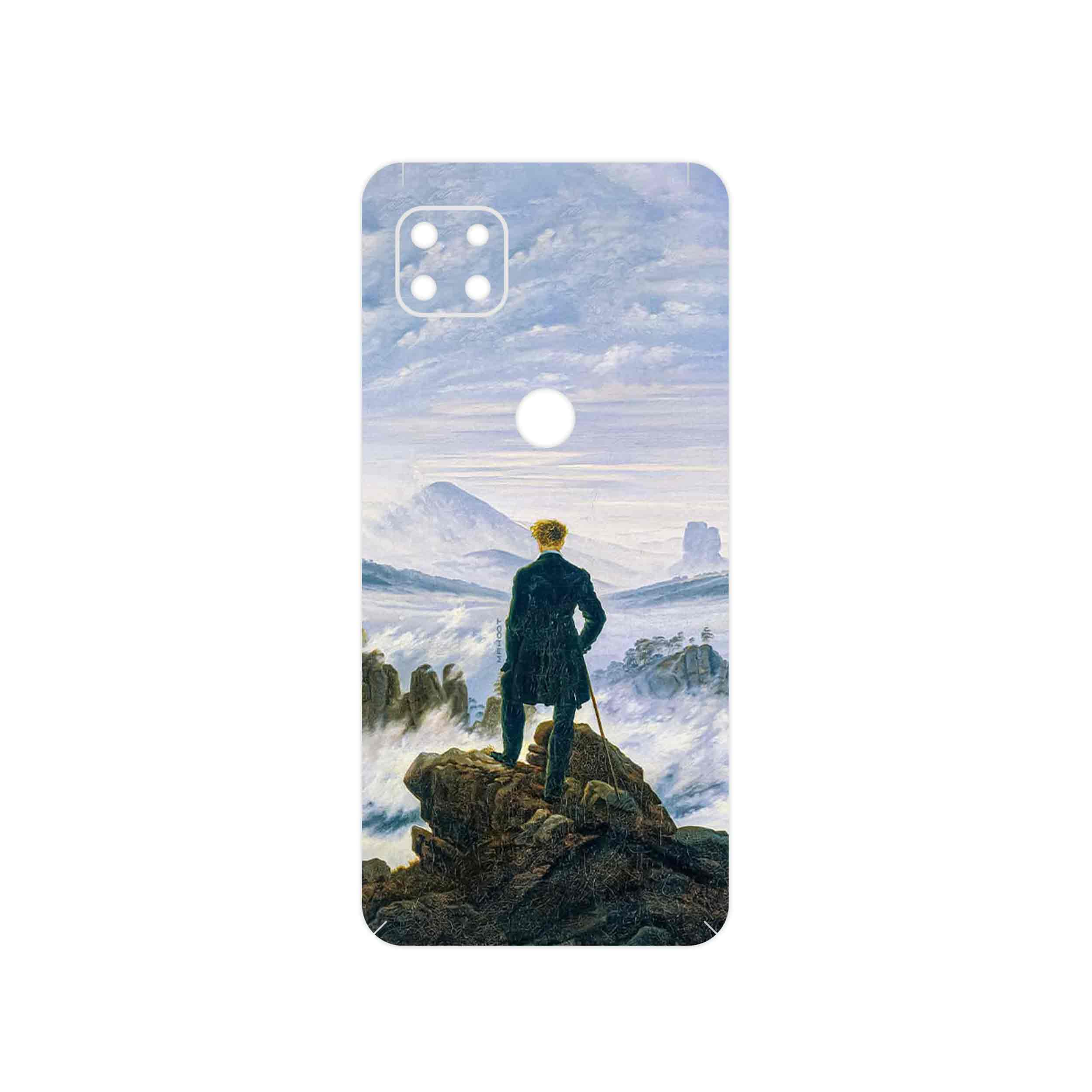 برچسب پوششی ماهوت مدل Wanderer above the Sea of Fog مناسب برای گوشی موبایل موتورولا MOTO G 5G