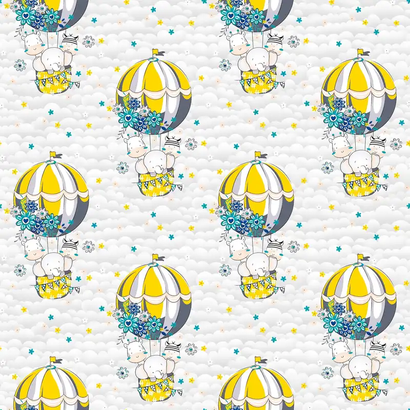 پارچه ملحفه طرح بالن کد 0180