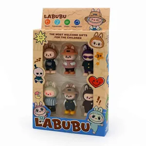 فیگور مدل لبوبو مجموعه 6 عددی ارتفاع 5 سانتی متر