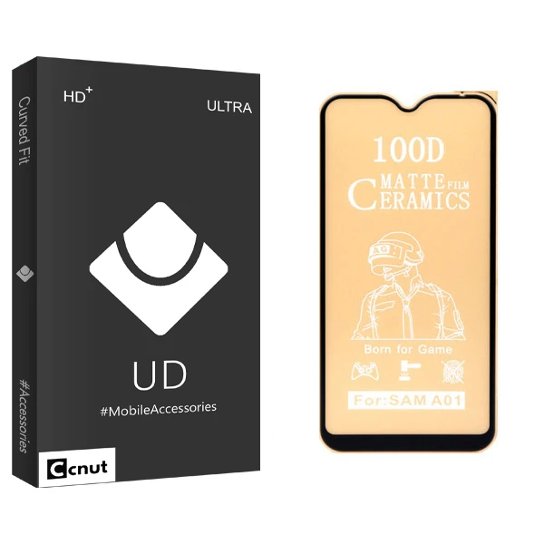 محاظ صفحه نمایش مات کوکونات مدل UD Black مناسب برای گوشی موبایل سامسونگ Galaxy A01