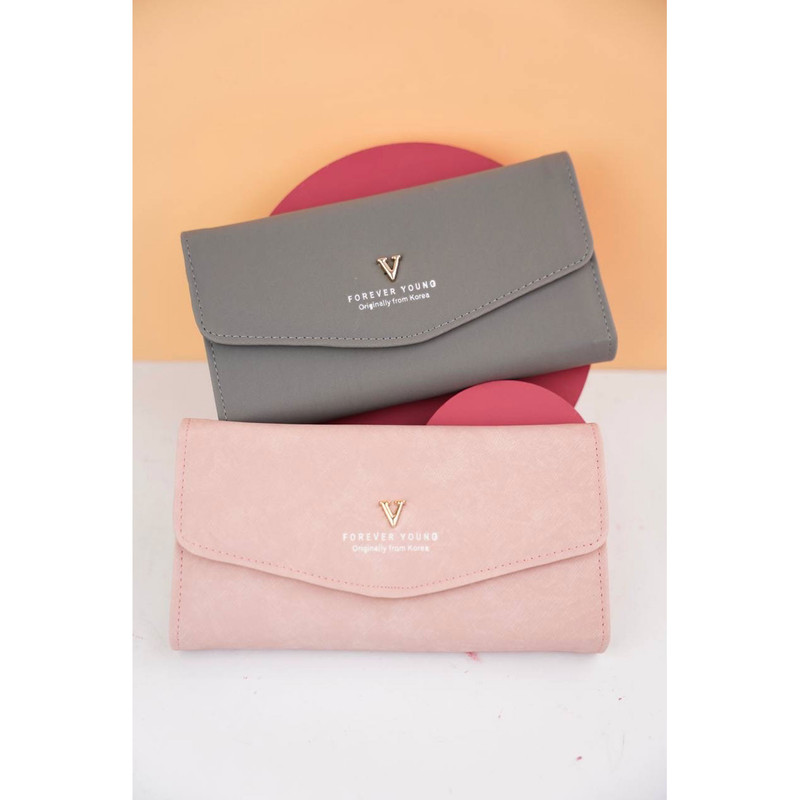 کیف پول زنانه مدل بند دار کد KZD-095