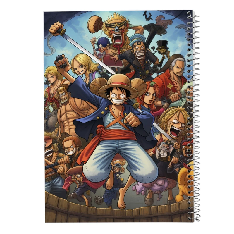 دفتر ژورنال نویسی 50 برگ مدوپد مدل نقطه ای طرح وان پیس One Piece کد DF11752