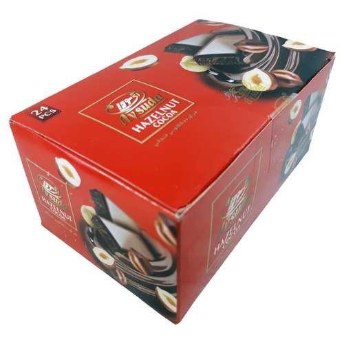 شکلات تخته ای آیلین فندقی آی سودا - 25 گرم بسته 24 عددی