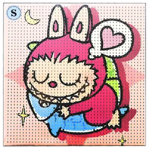 بازی آموزشی سمید مدل ساخت تابلو نقاشی الماسی طرح لبوبو 20×20