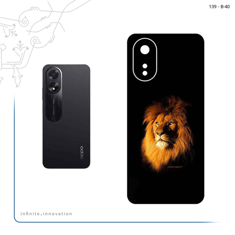 برچسب پوششی ماهوت مدل Lion مناسب برای گوشی موبایل اپو A38