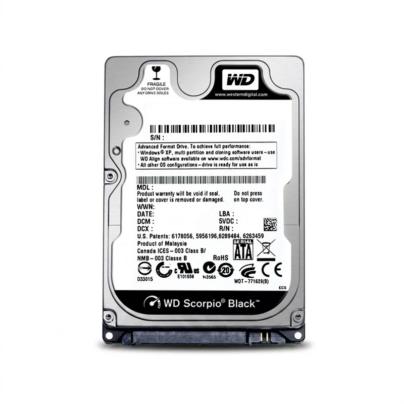 هارد دیسک اینترنال وسترن دیجیتال مدل WD5000BPKT ظرفیت 500 گیگابایت