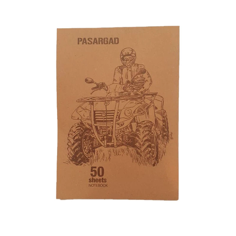 دفتر 50 برگ پاسارگاد مدل موتور چهارچرخ 