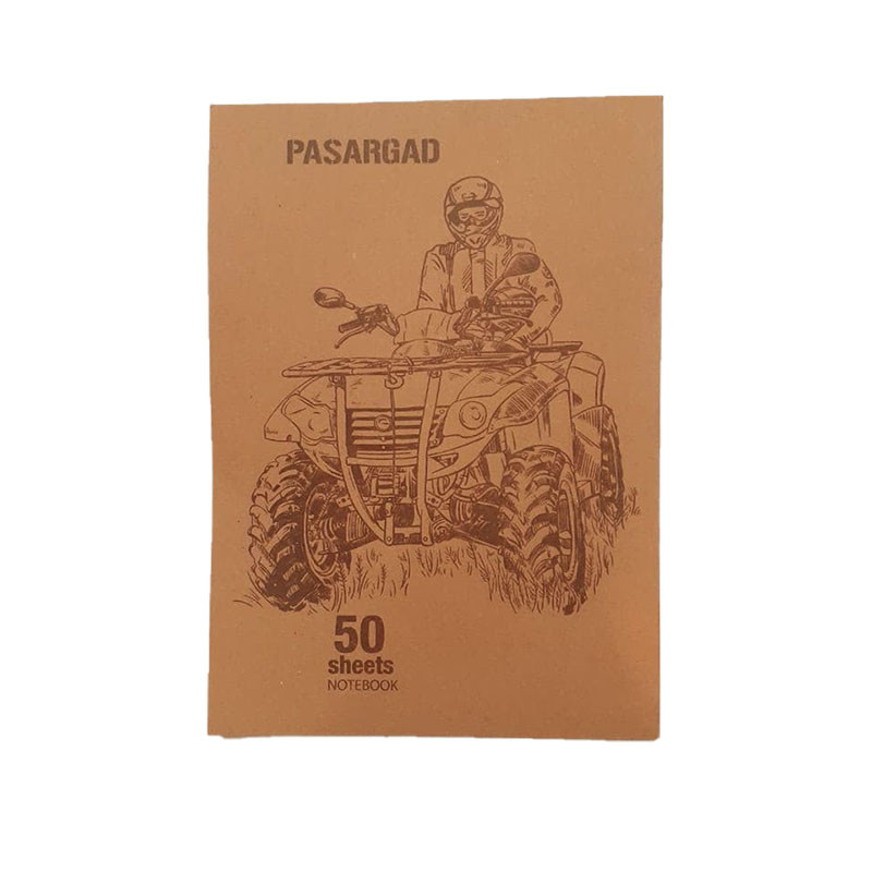 دفتر 50 برگ پاسارگاد مدل موتور چهارچرخ 