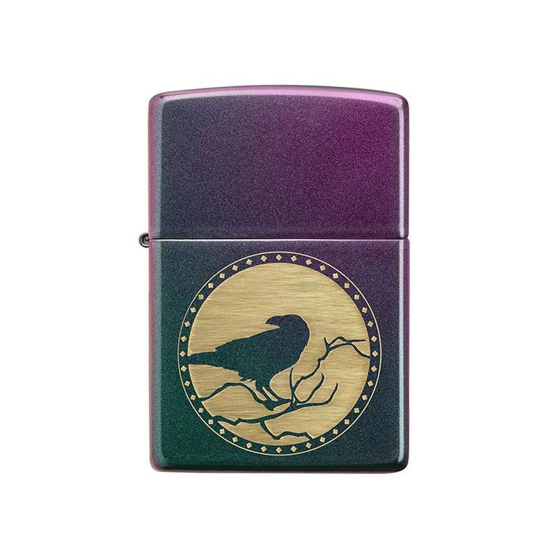 فندک زیپو مدل Raven Design کد 49186