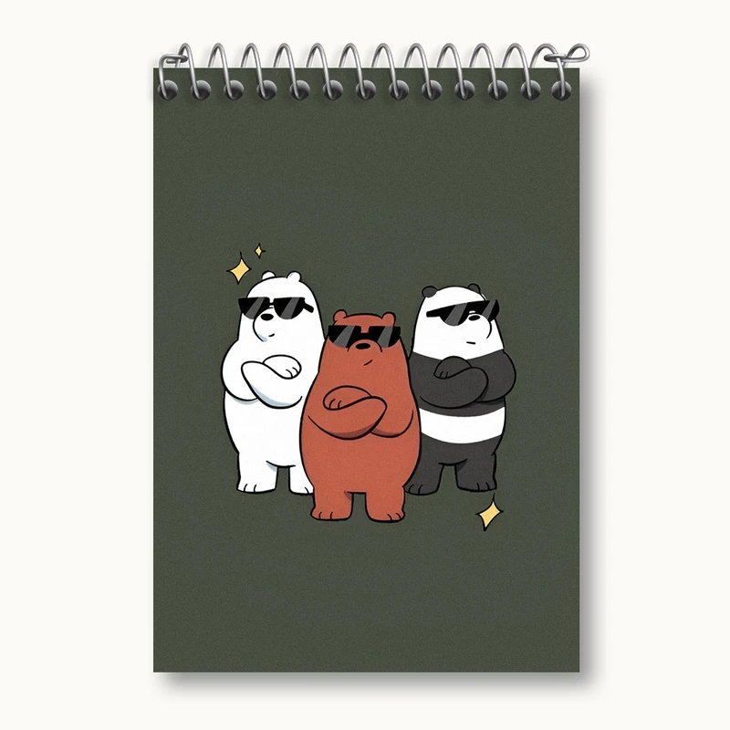 دفتر یادداشت 50 برگ خندالو طرح سه خرس کله پوک کد N3186