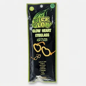 Nice Glow Heart Eye Glass