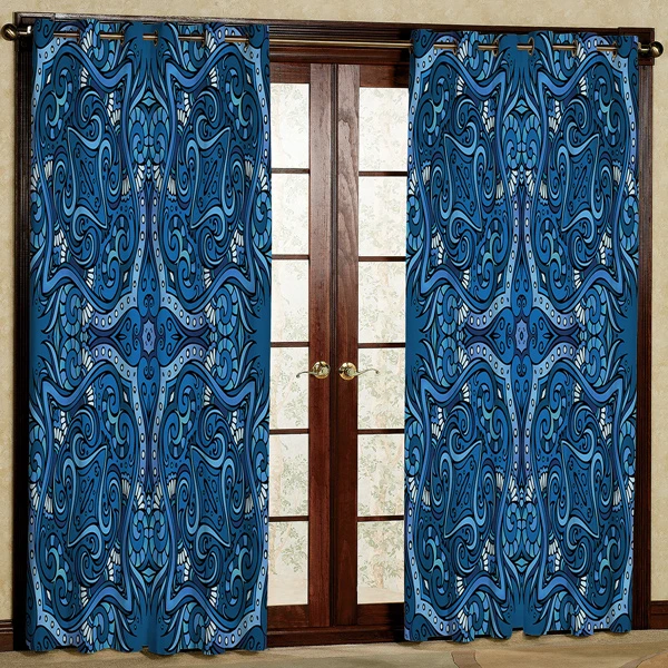 پرده مدل مخمل پانچی کد 6759 سایز 280x140 سانتی متر