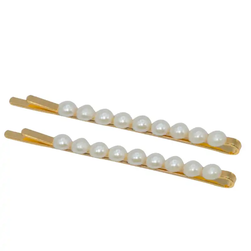 گیره مو زنانه مدل مرواریدی 09 مجموعه 10 عددی