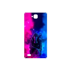 MAHOOT Smoke Rainbow Digital Art 2 Cover Sticker for Honor 3C